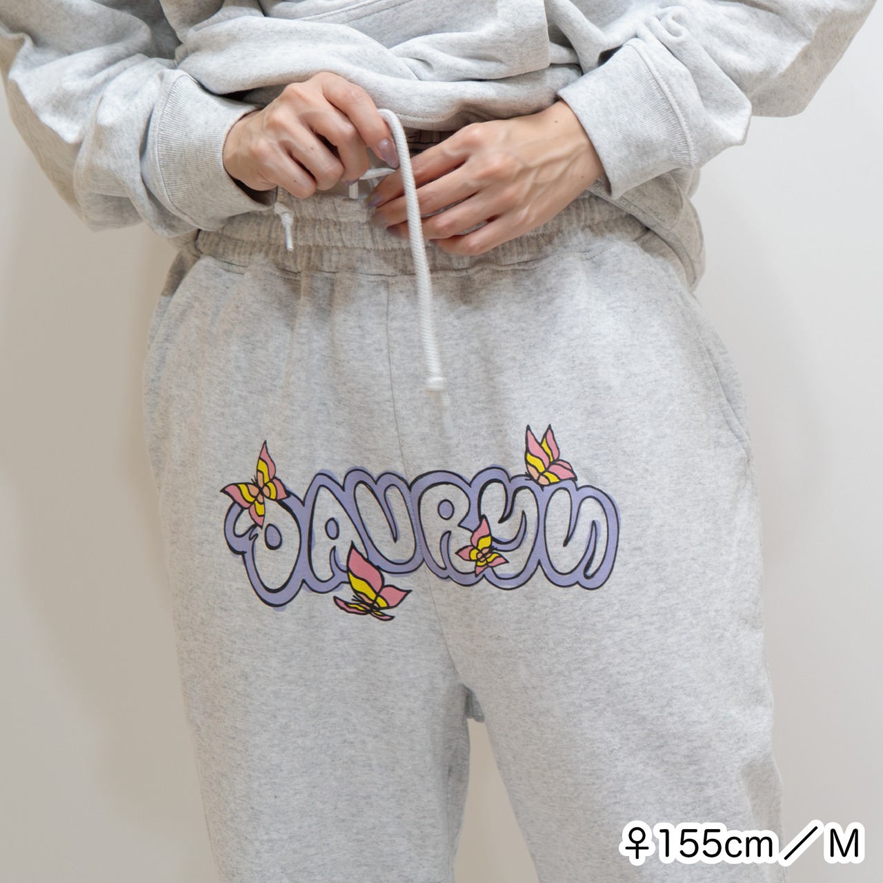 DAVRYU butterflight JOGGER [アッシュ]