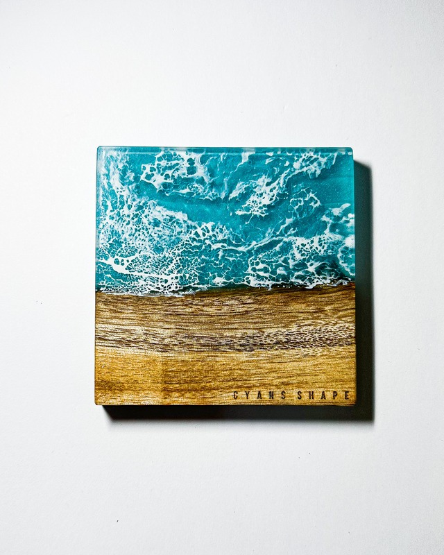 SquarePlate/Coaster 楠×Emerald 1piece