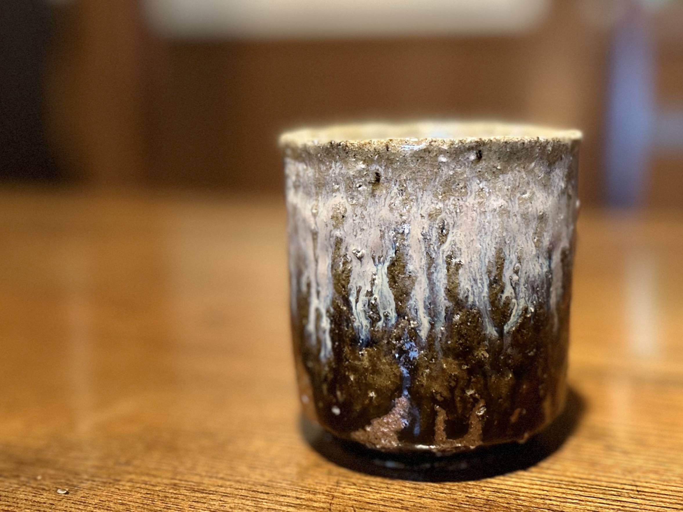 朝鮮唐津手びねり湯呑み / Chosen-Karatsu hand-built mug | 土平窯