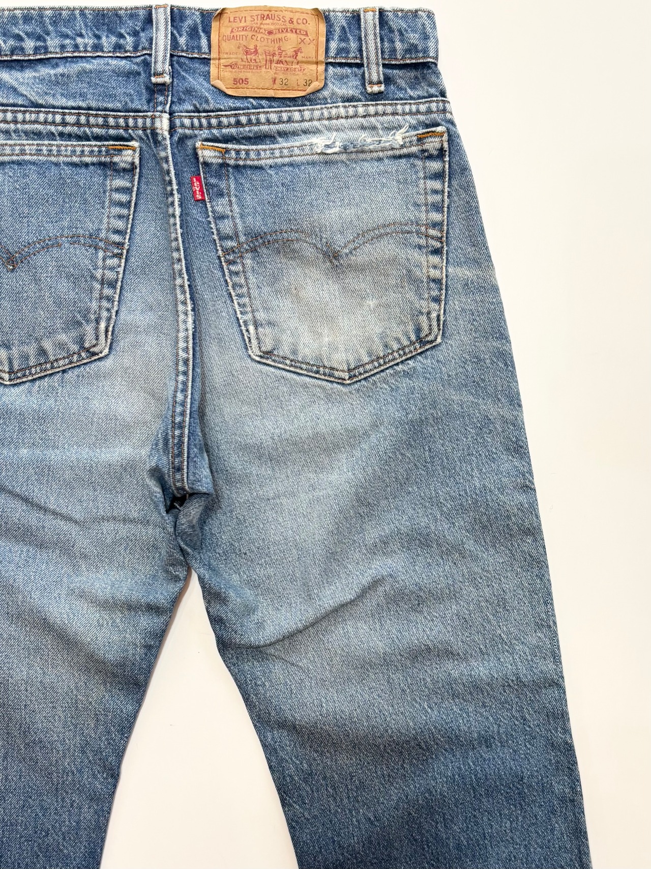 90s Levi’s 505 DENIM PANTS MADE IN USA Size W32L32→W31L31