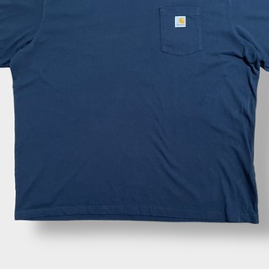 【Carhartt】3XL ビッグシルエット ビッグサイズ ポケットTシャツ ポケT カーハート ワーク系 US古着