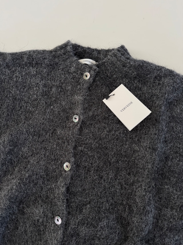 (即納) verveine / Lucy alpaca whole garment cardigan