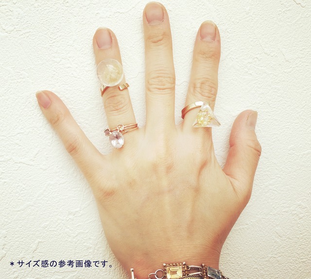 Le Ballon Ring（ルバロンリング・シルバー＋金箔小）EMU-001R-05