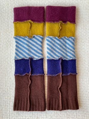 Leg warmers★brown  knee high