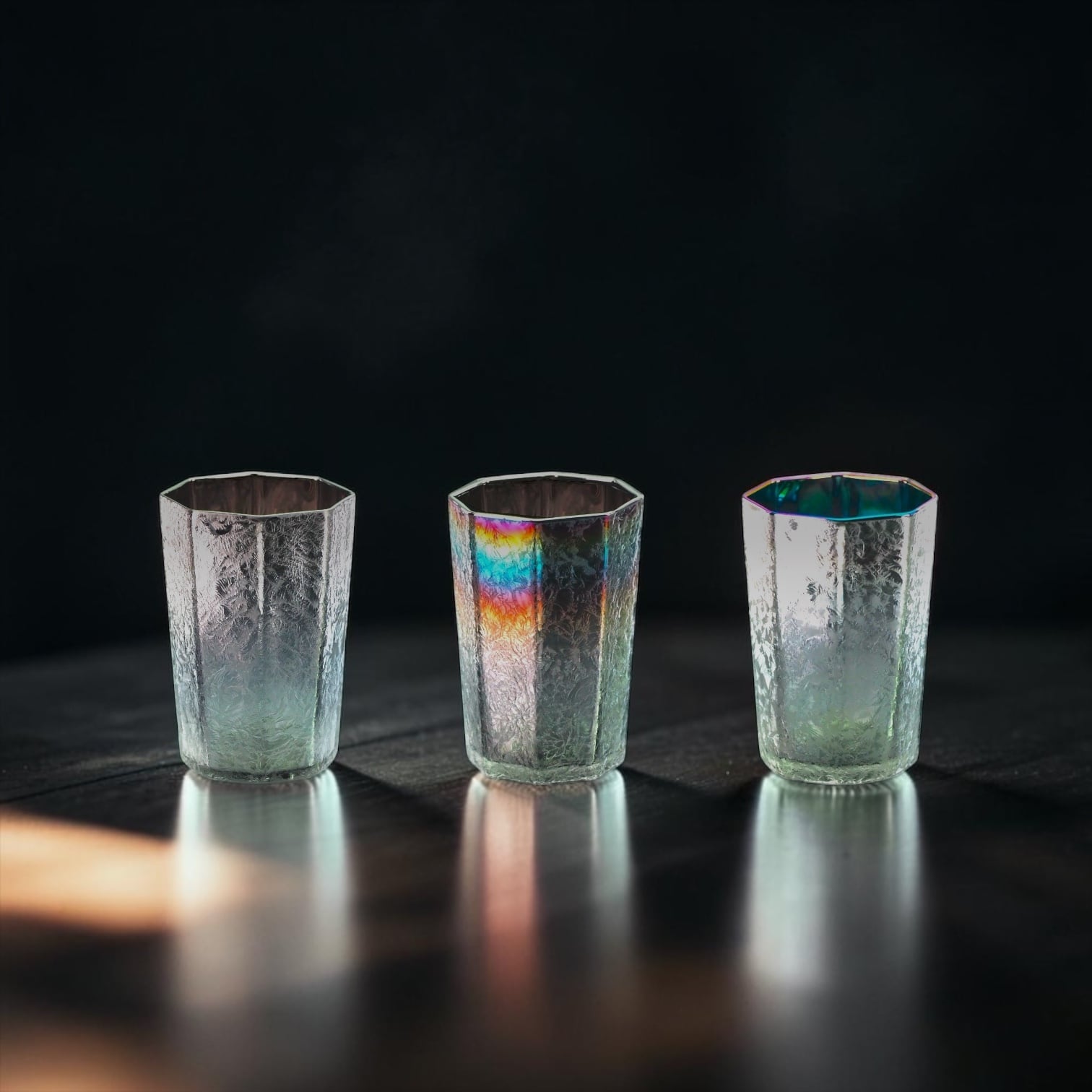 大八景/コリンズグラス/桐箱/420ml/日本伝統工芸◆