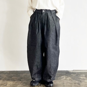 【HARVESTY】BLACK DENIM CIRCUS PANTS_BLACK ONE WASH ブラックデニム サーカスパンツ / ブラックワンウォッシュ A12410_19