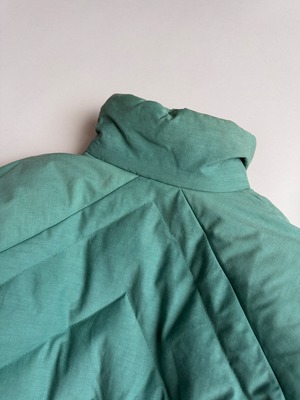 Mint green down jacket