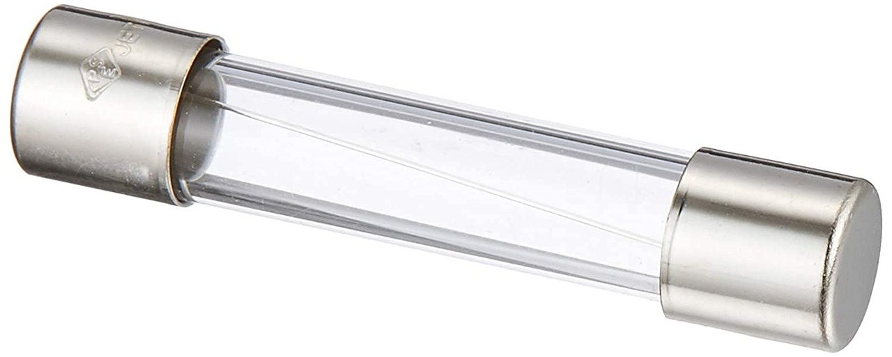 オーム電機 ガラス管ヒューズ(5A-250V/4本入り)