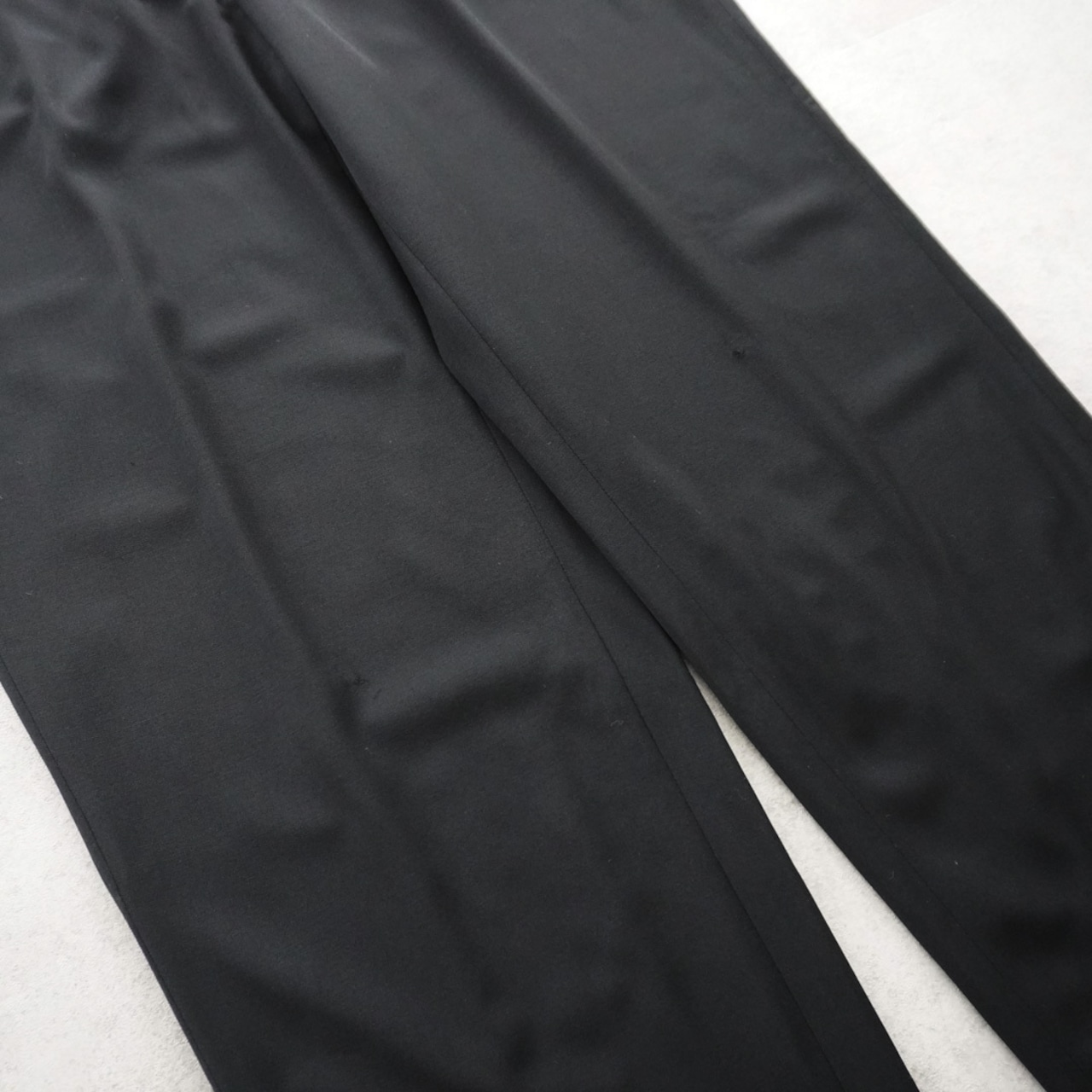 90s Giorgio Armani Classico Wool Dress Trousers black "Made in Italy" [W34L30相当]古着 - 7