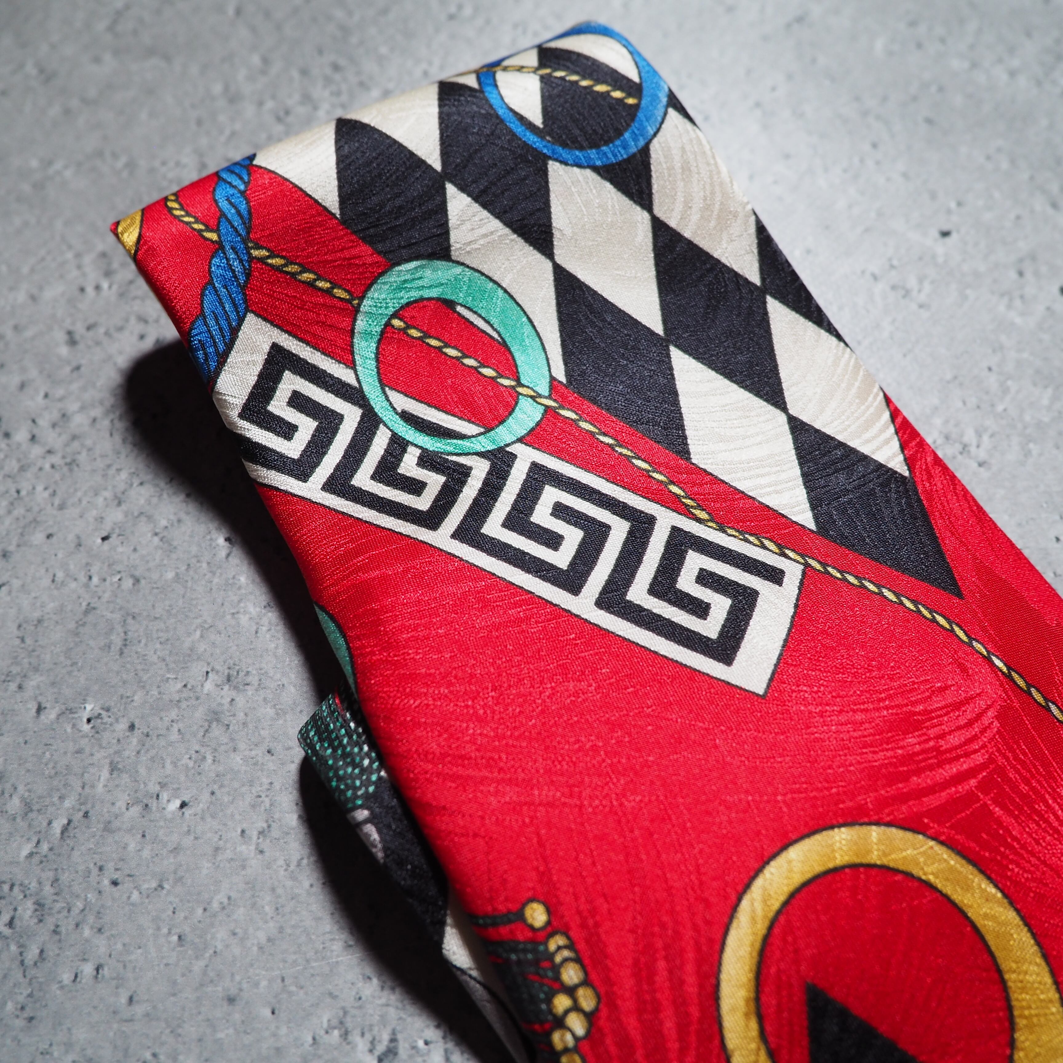 1990s Modern Euro Art vintage silk tie (made in Italy)