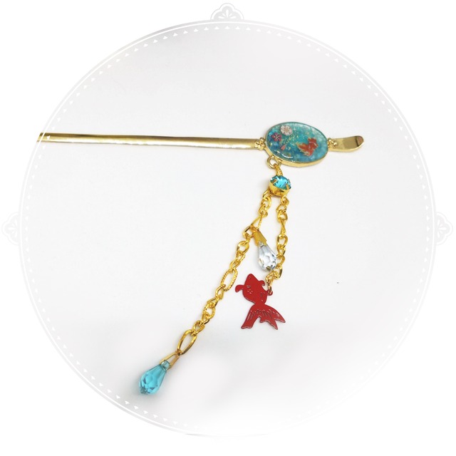 【かんざし】水瓶の花園