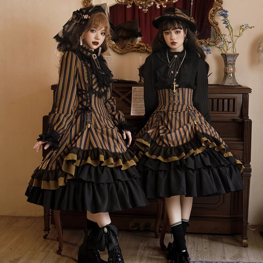 ロリータファッション通販 SEASONZ 予約商品 ゴスロリ ドレス