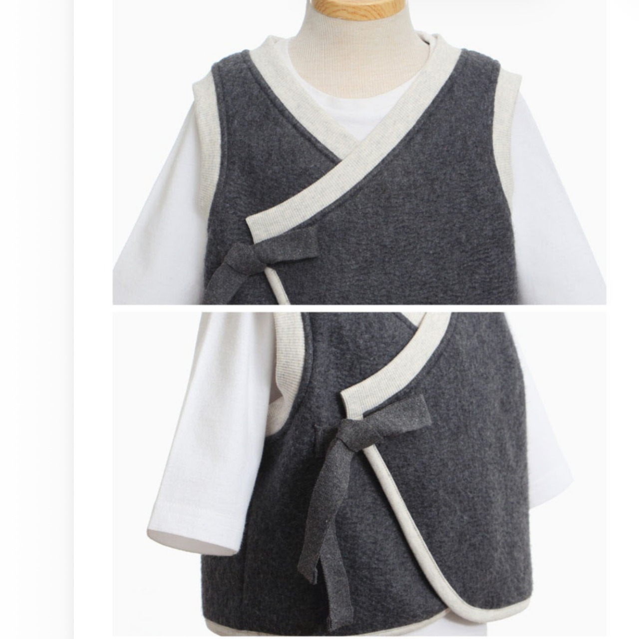 【予約】型紙のみ｜子ども用 上下セット（ベスト＋パンツ）｜サイズ90〜150｜商用利用OK
