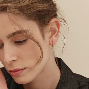 matte hoop earrings  00019