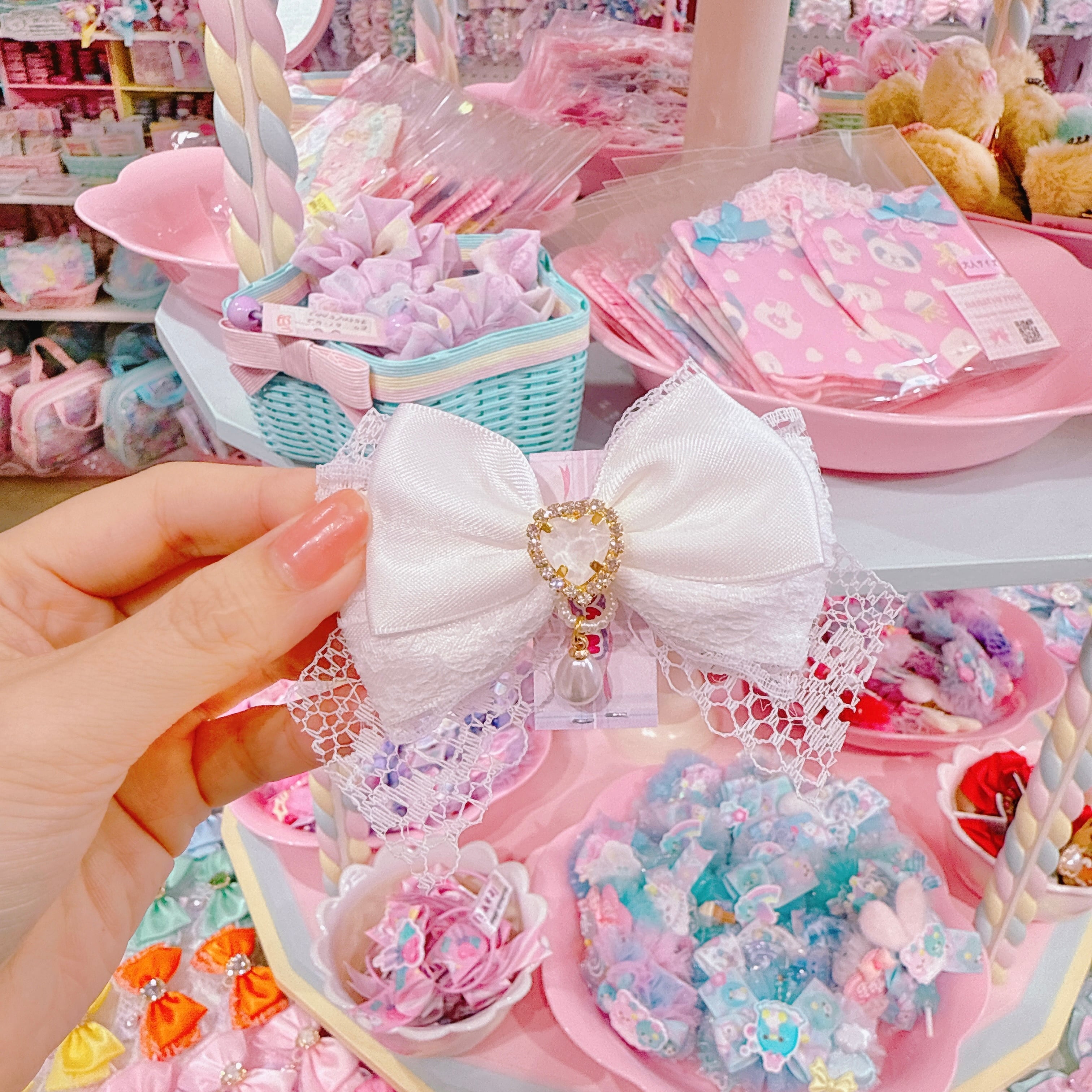 【F7】47-114推し色ヘアクリップ