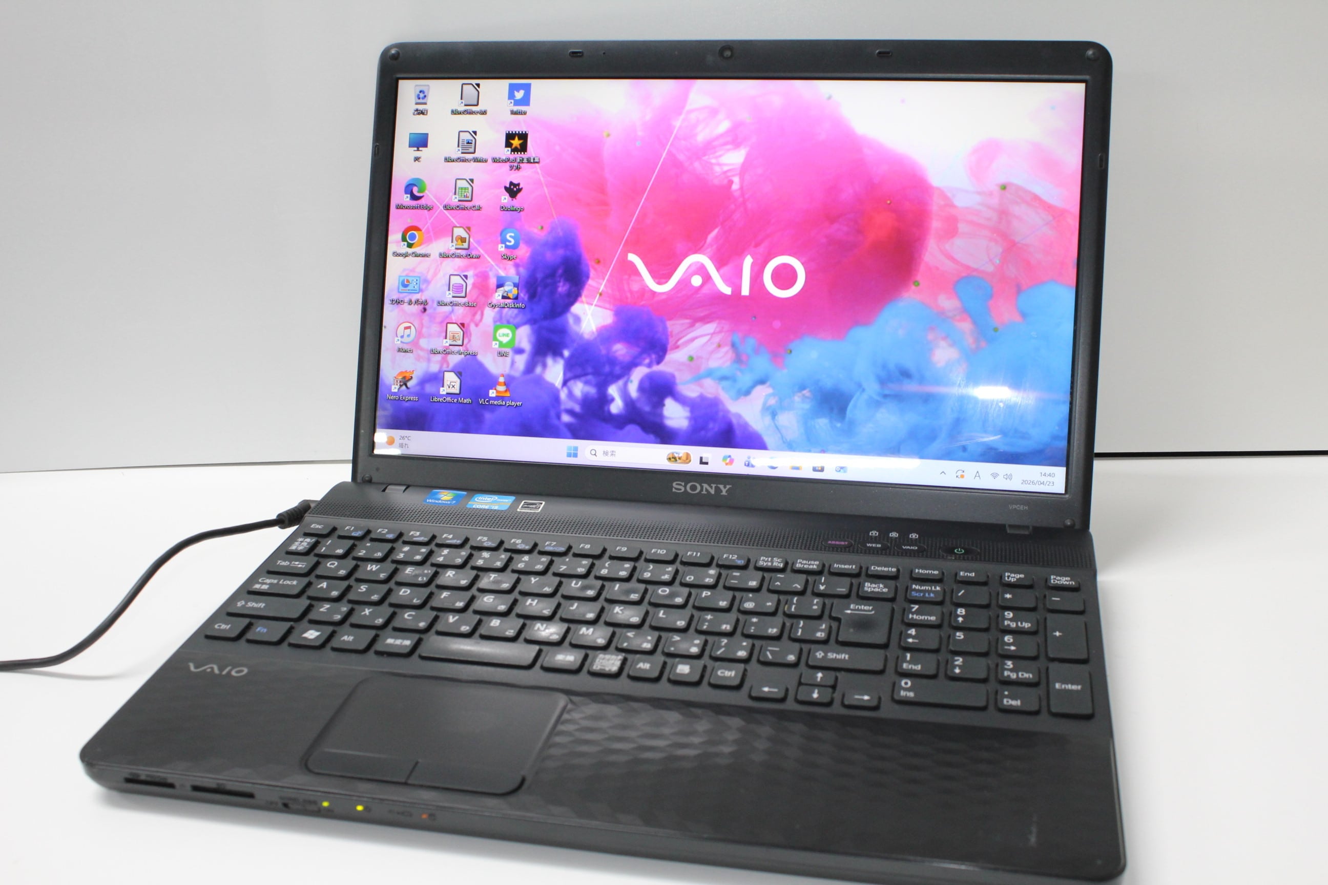 中古ノートPC】SONY〈VAIO Eシリーズ〉Intel Core i5/SSD180GB/メモリ