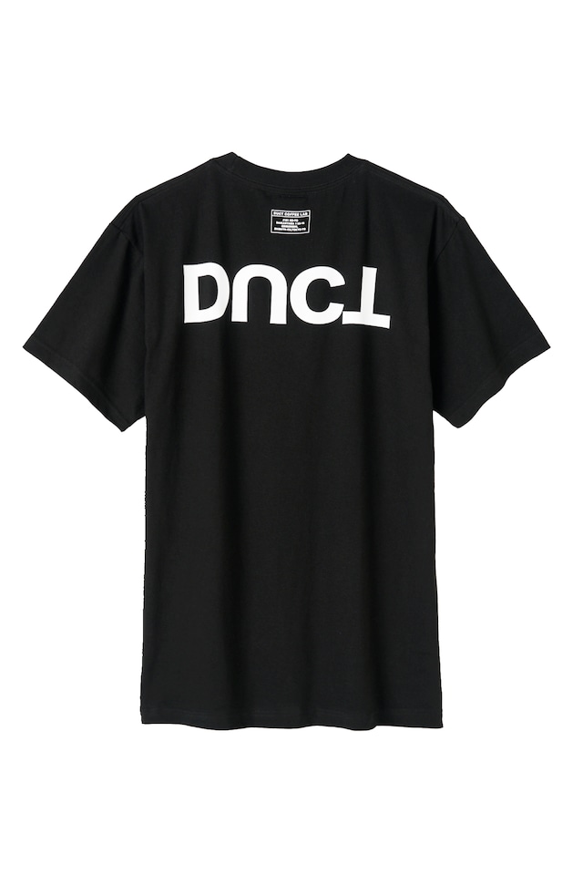 DUCT COFFEE LAB オリジナル　MIRROR LOGO　Tシャツ　ブラック×ホワイト