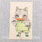 夏祭り黒柴の子*ドローイング