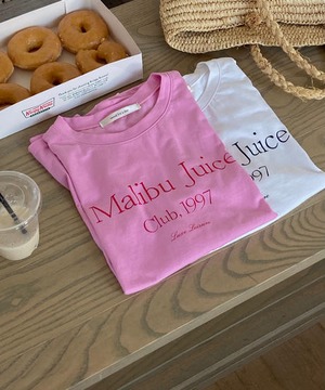 《即納商品》Malibu Juice tee (ivory / pink)