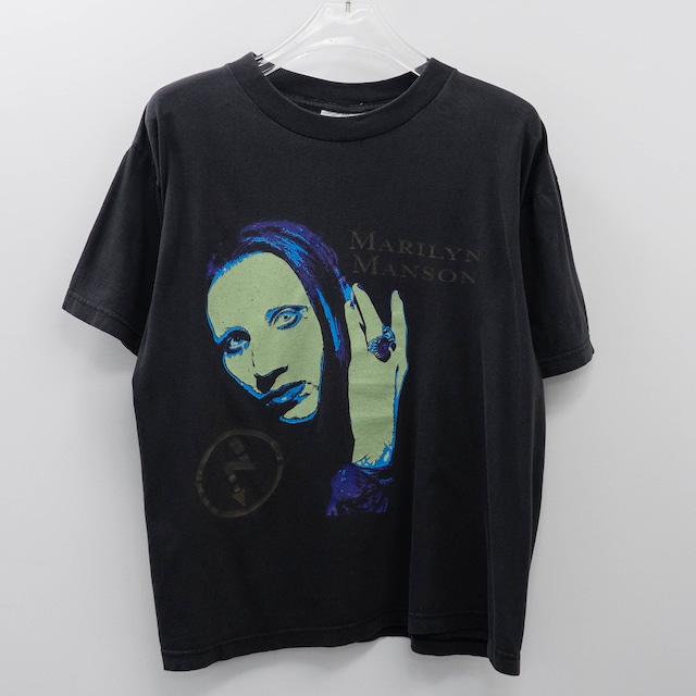 Marilyn Manson " Bootleg Ring Green Face " Redwoood L【A4-209】
