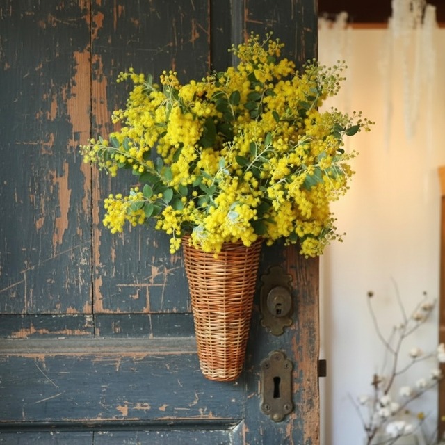 ミモザバスケット