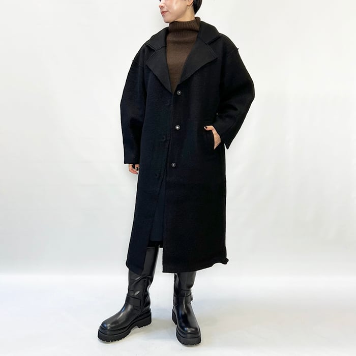 MARILYN MOON マリリンムーン【SOI-MeME】boiled wool knit coat 4253
