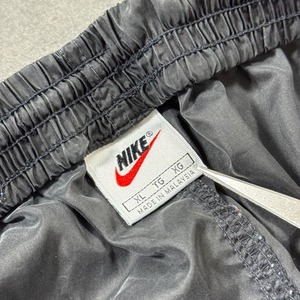 90s NIKE nylon track pants black XL 古着