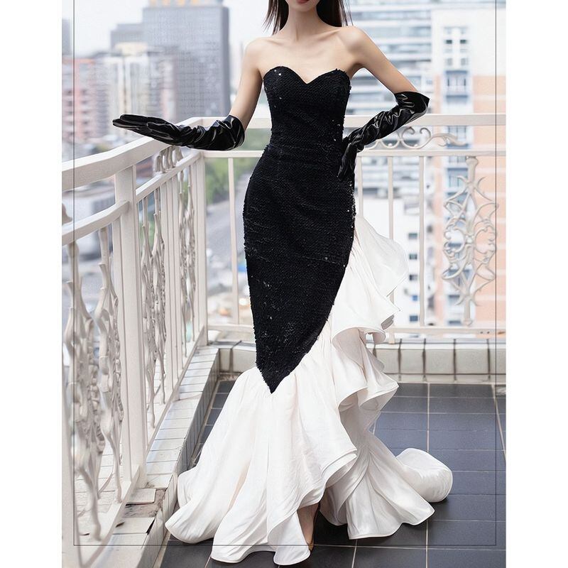 Aremite◾️フリルマーメイドドレス フリルマーメイドドレス