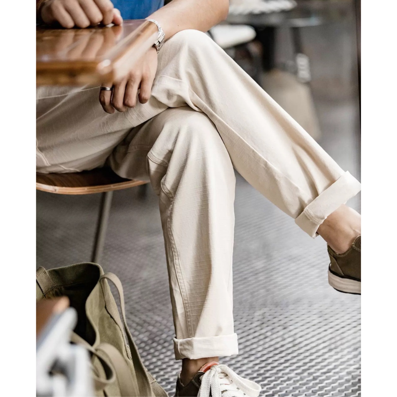 Casual Drawcord Tapered Pants ◇H0196