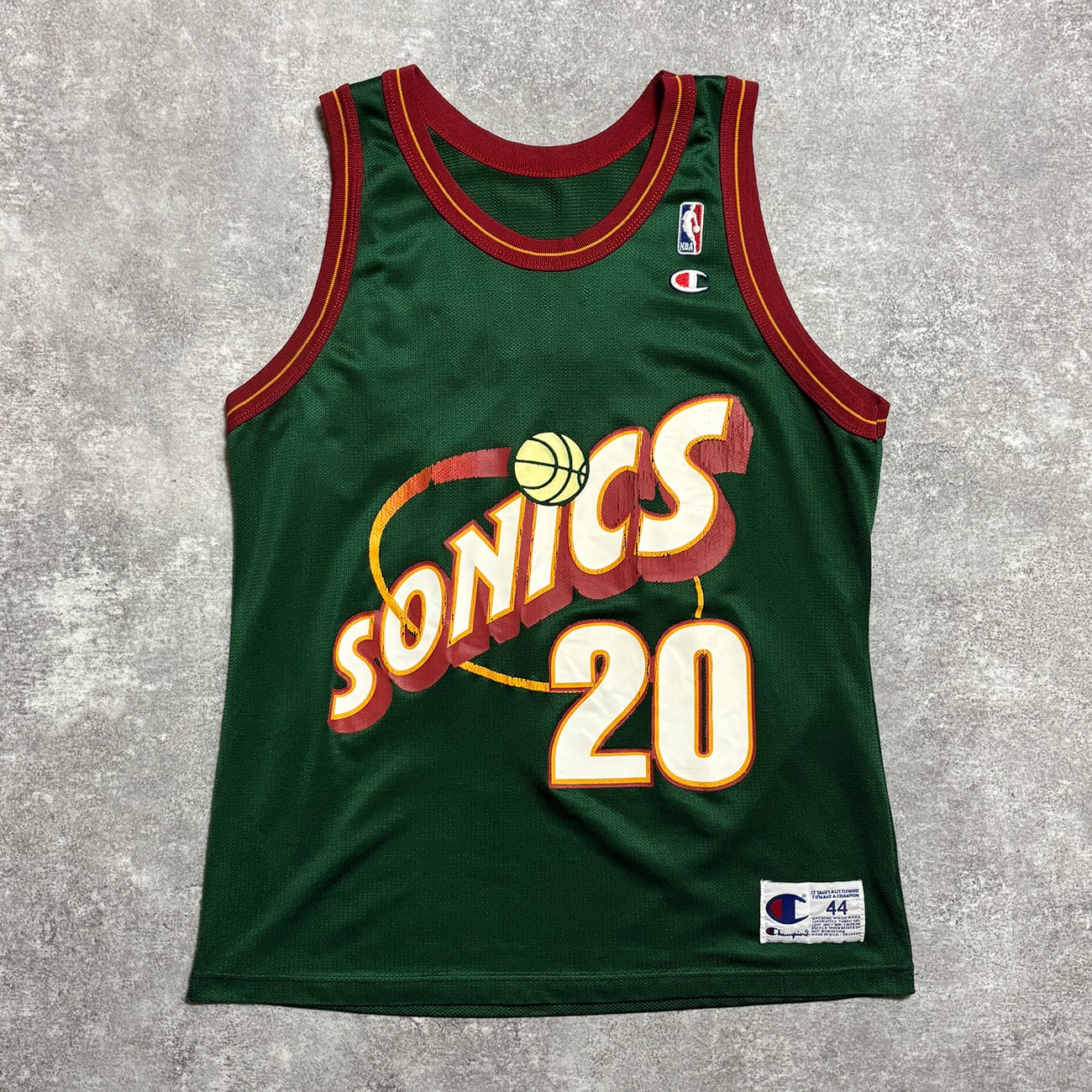 Gary Payton 【Seattle Supersonics】 Jersey. Champion | am3:41