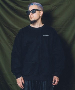 SUBCIETY / サブサエティ / PATCH WORK SWEAT / 109-31047