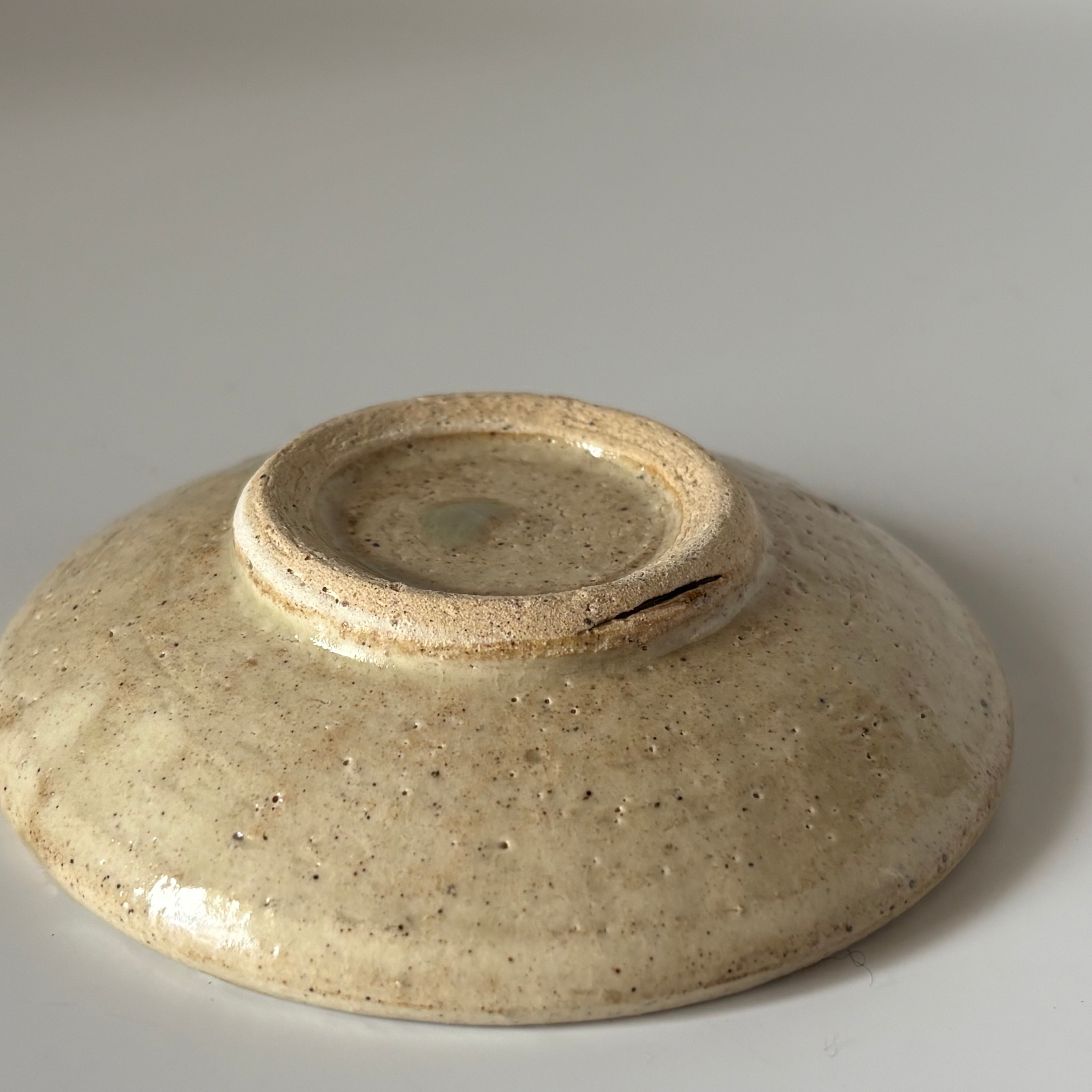 益子淳一 / 粉引しのぎ豆皿 | 星霜 -古道具と手しごと品-