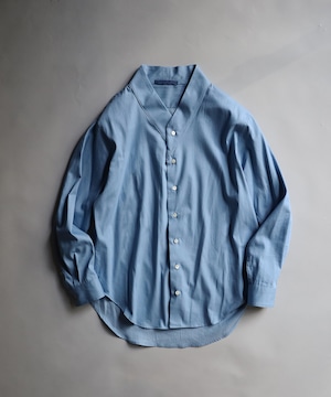 Denim Kimono Collar Shirt(LIGHT BLUE)