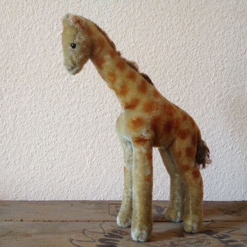 [n25] アンティーク　シュタイフ　キリン　Giraffe