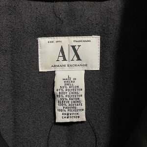 vintage ARMANI EXCHANGE reflecter design padding jacket