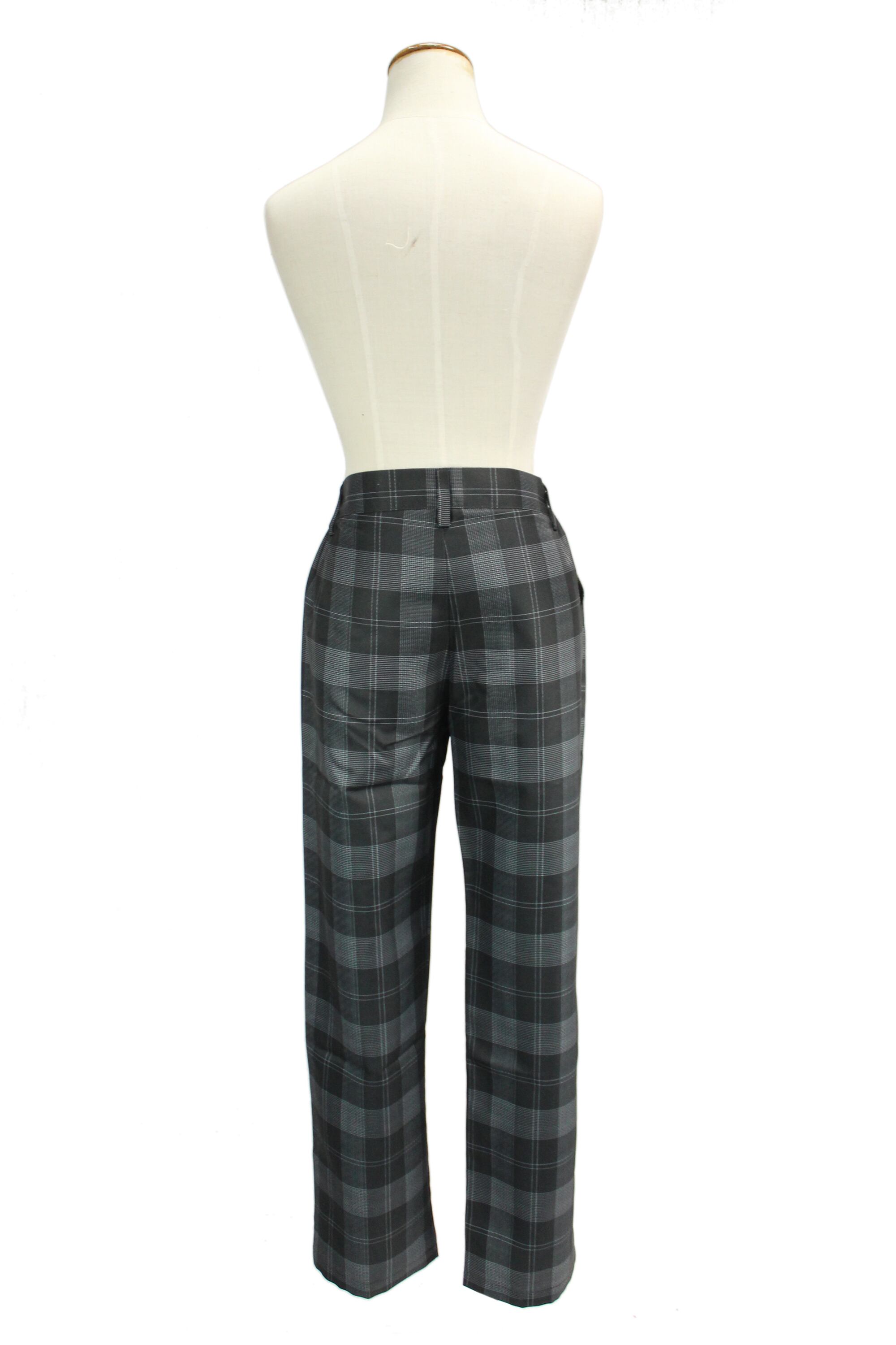 コスプレ衣装 汎用 タータングレーチェック ズボン あんさんぶるスターズ 夢ノ咲学院男子制服 アイドリッシュセブン アイナナ学園 制服 等 キャラクターコスやオリジナルコスやに最適 即納品 文化雑貨スタジオ凛 コスプレ 撮影用衣装 ウィッグ