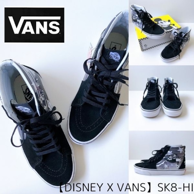 特別コラボアイテム☆Vans×Mickey Mouse SK8-Hi 入手困難！ / UK7(26.0cm)