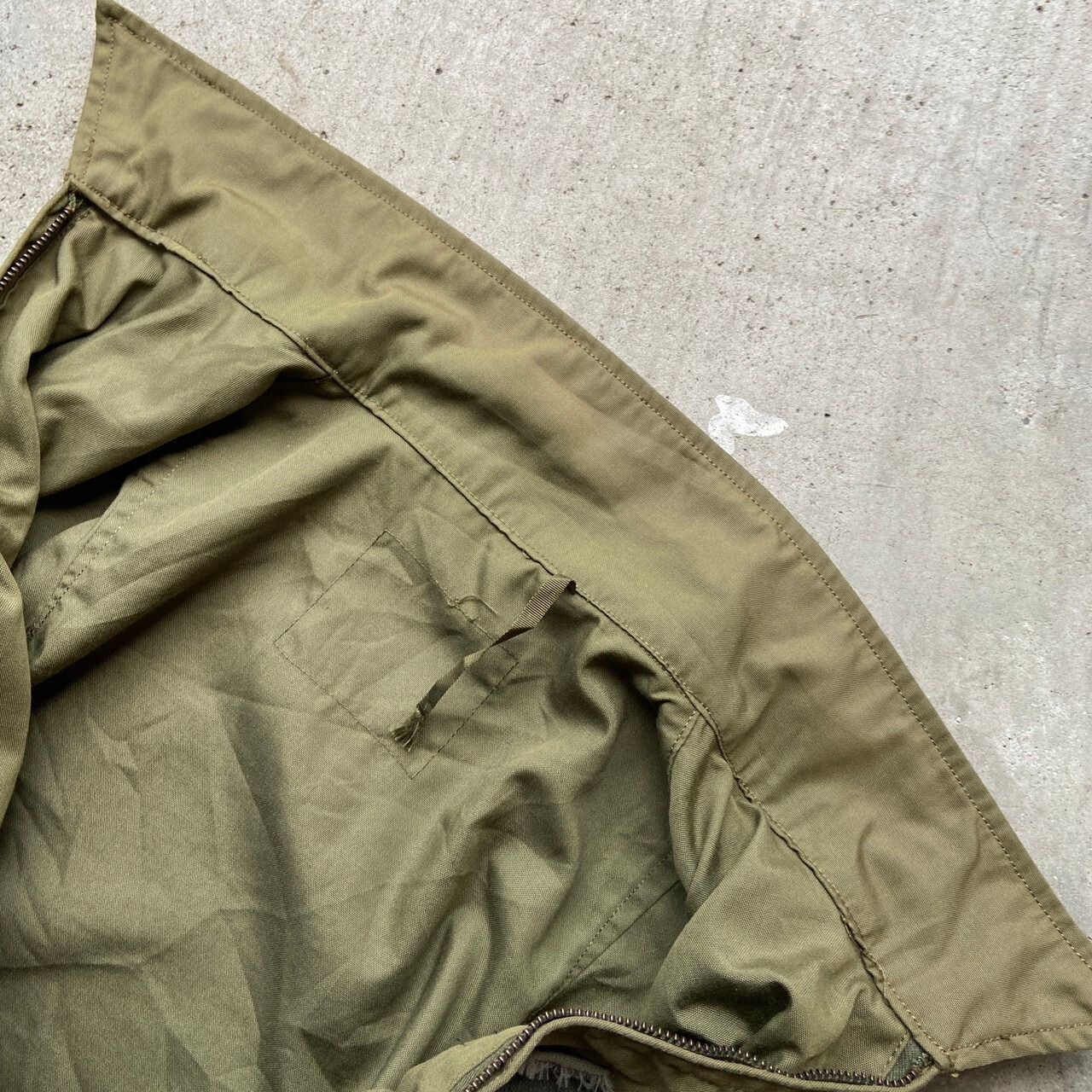 70年代 U.S.ARMY 米軍実品 ミリタリー ヘリクルージャケット メンズL 