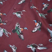 duck pattern cotton shirt