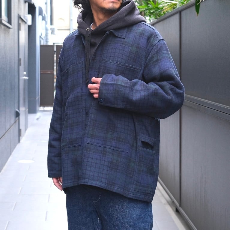 SASSAFRAS(ササフラス) T.P.Gardener Shell Half-Black Watch-(SF-252268)