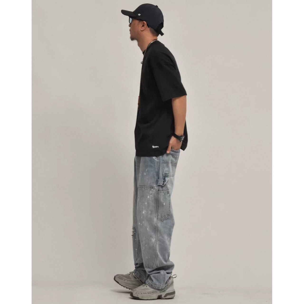 Basic drop shoulder tee 1415 - 6