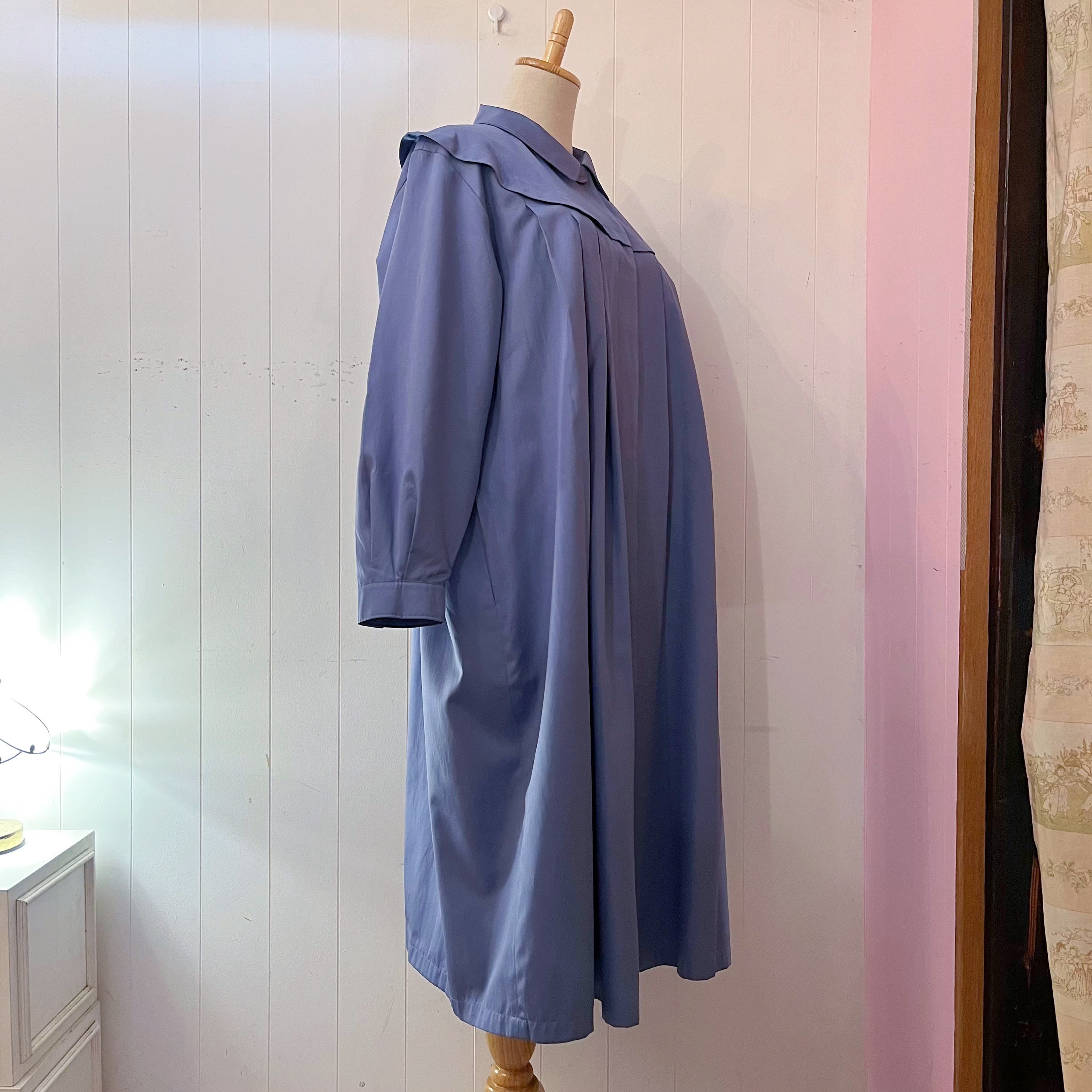 blue lavender spring coat