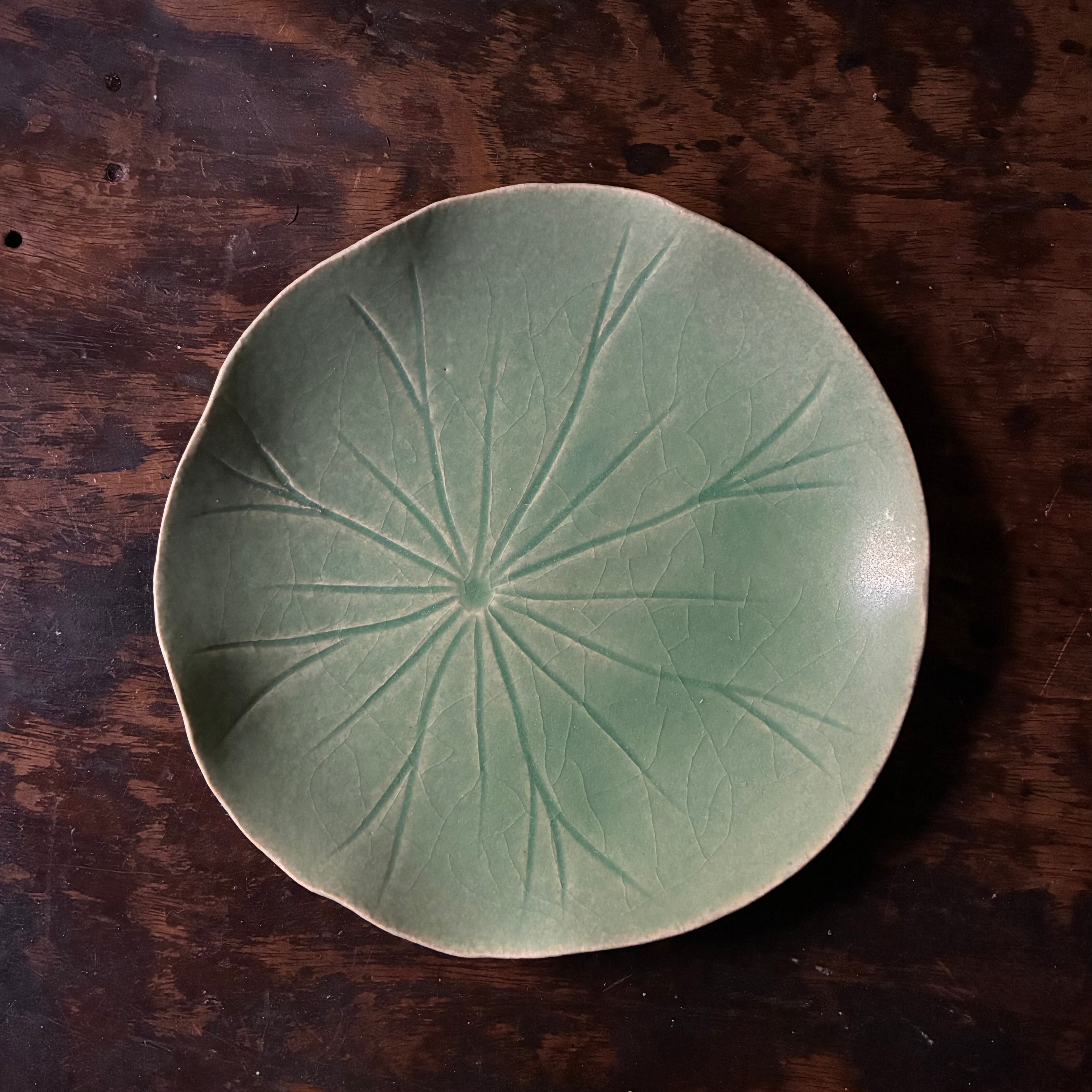 25夏】Lotus 蓮の葉取皿 (幅 16 cm) | TSUNE;田中恒子の器 オンライン