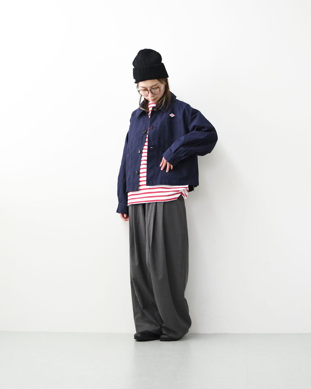 DANTON [ダントン] W Moleskin Wide Coverall Jacket [DT-A0662MKN