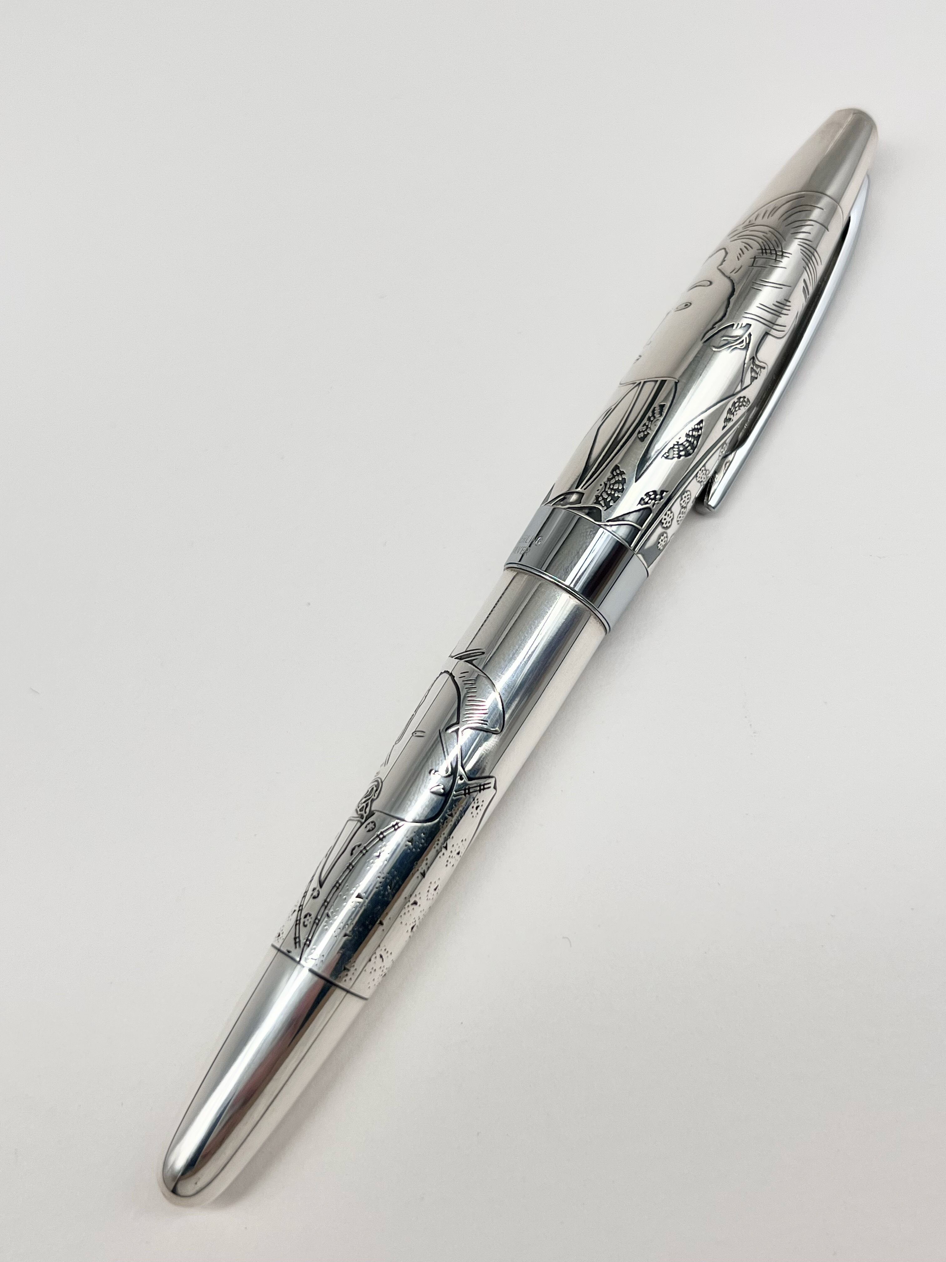 PILOT CUSTOM UKIYOE Sterling-Silver 字幅F
