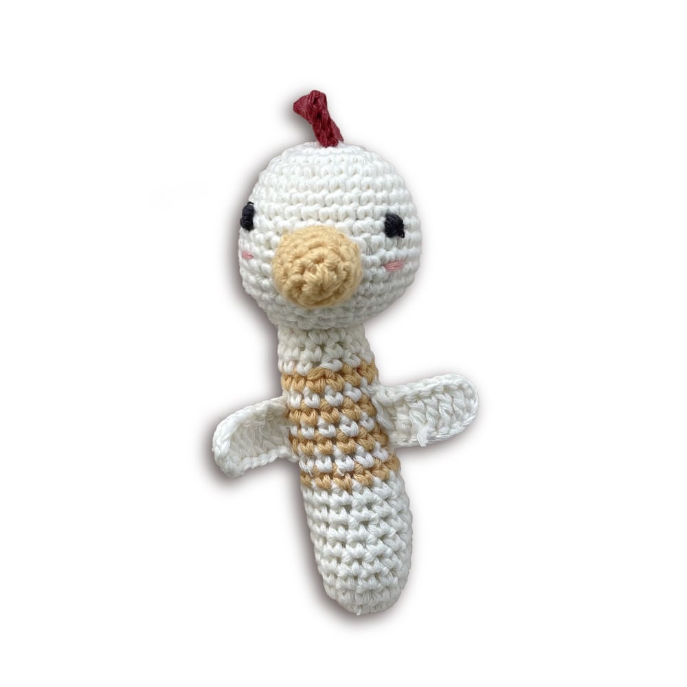 The Little Linen Company クロシェットラトル TLLC Crochet Rattle