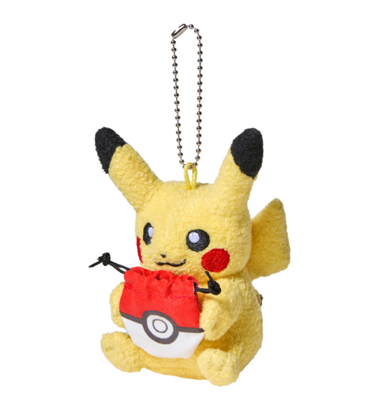 【韓国限定】ピカチュウ ラッキーチャーム キーリング 3点セット ポケモン 韓国限定☆ポケモン【ピカチュウ キーホルダー】 (Pokemon