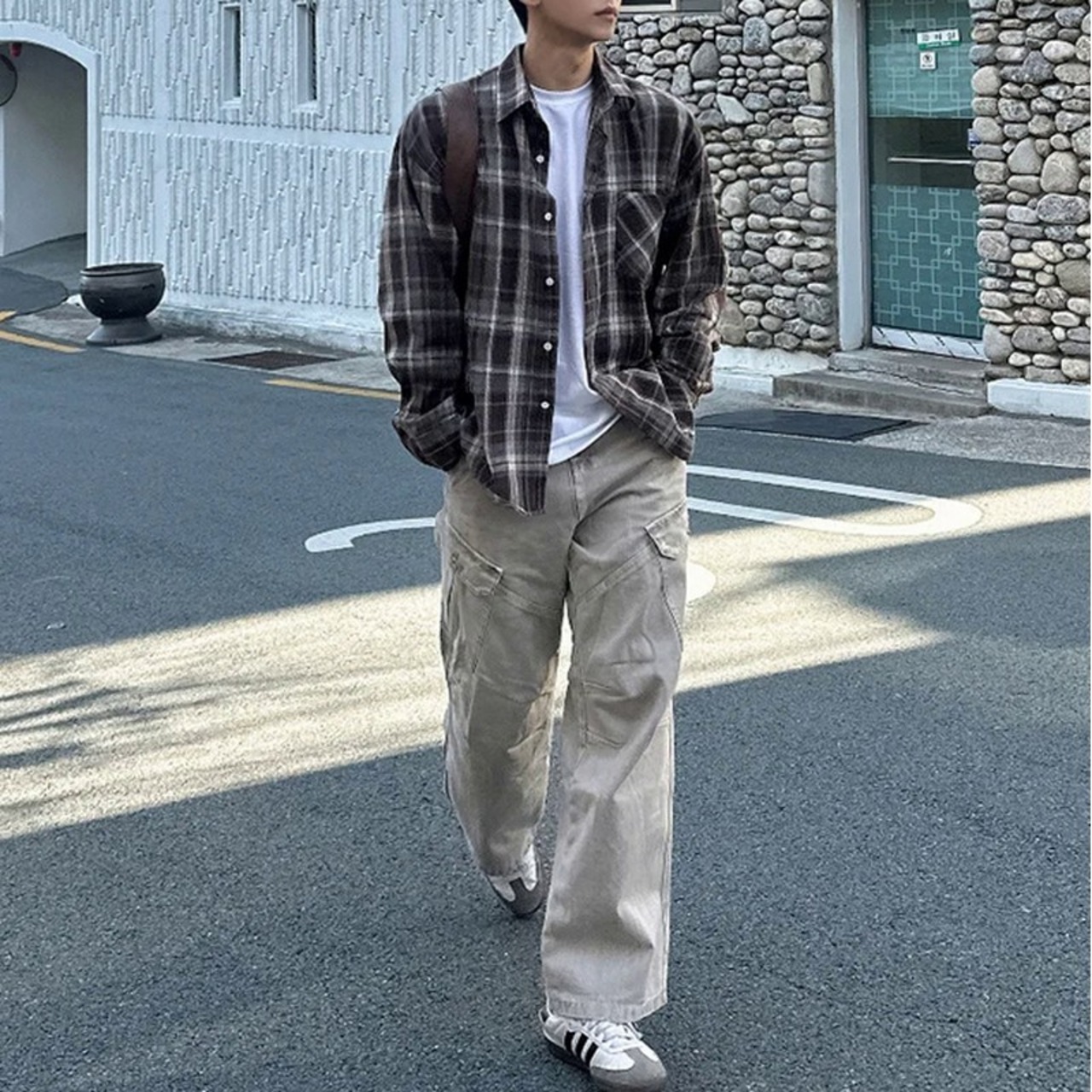 ベージュワークルーズデニム　1262