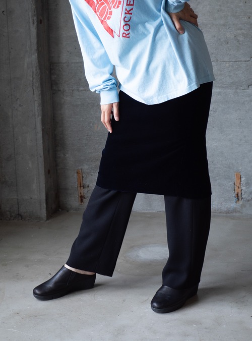 "4.U.A" 1990s Rayon velveteen skirt