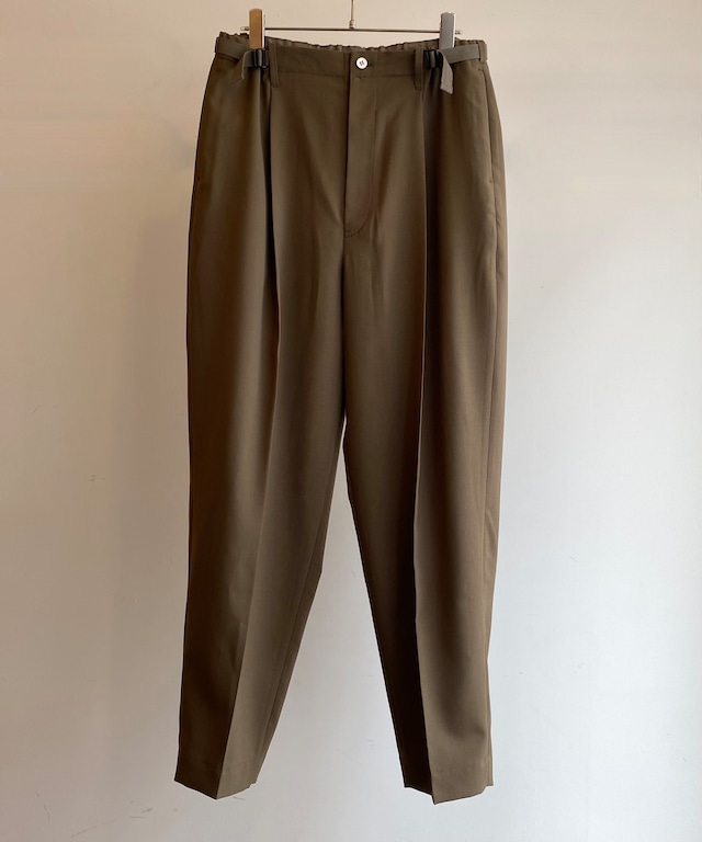 beta post/B02SASH-21- WAIST adjust pants (KHAKI)